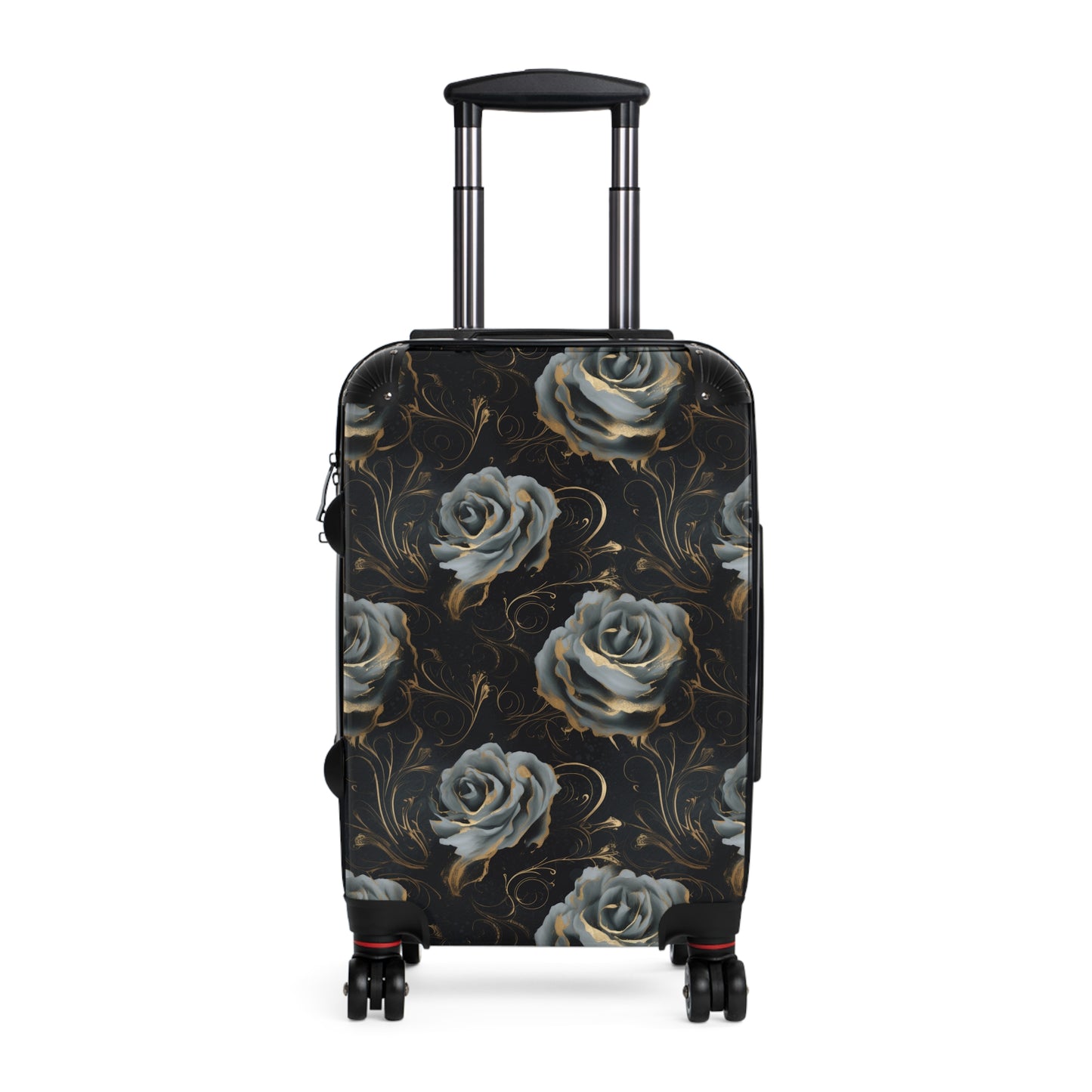 Black Blue Rose Suitcase