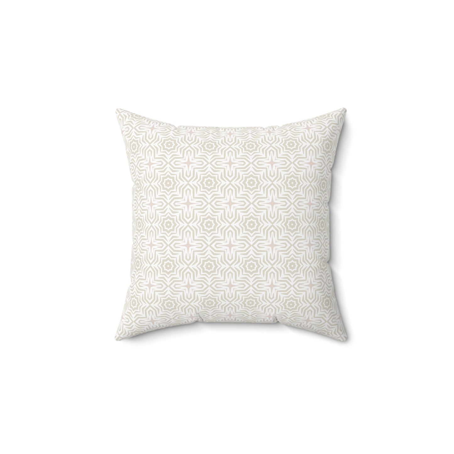 Booktrovert Geometric Faux Suede Square Pillow