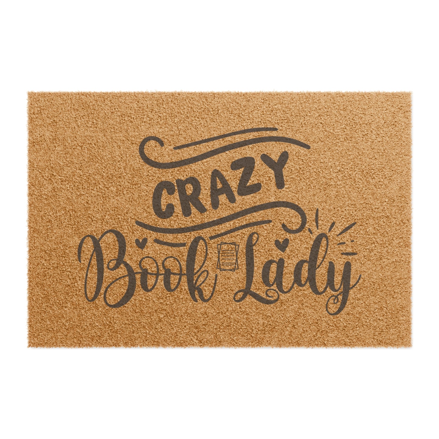 Crazy Book Lady Doormat