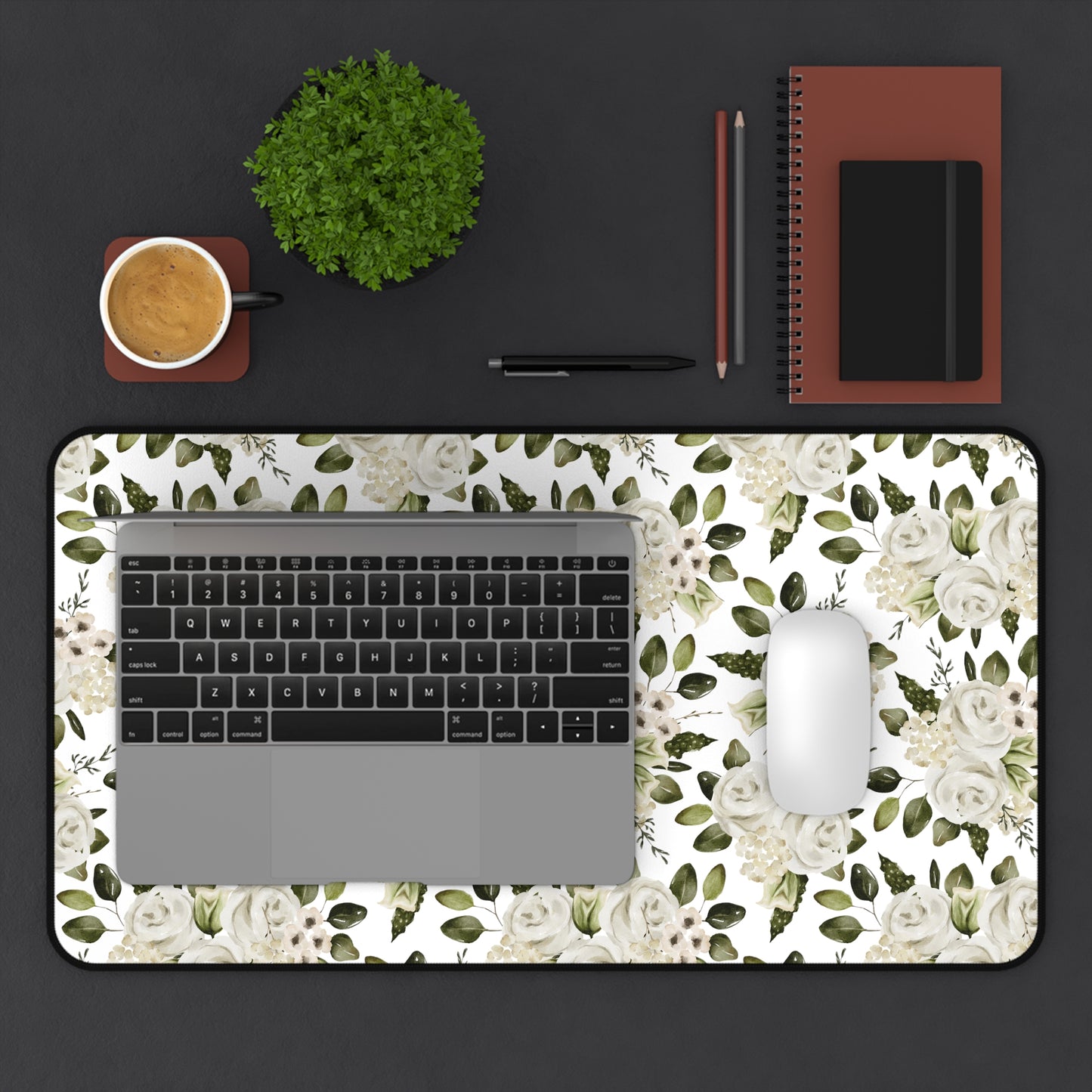 April Floral Desk Mat