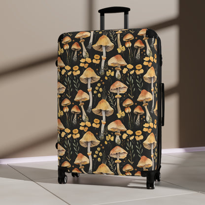 Yellow Mushroom Suitcase