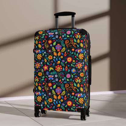 Mexican Floral Suitcase