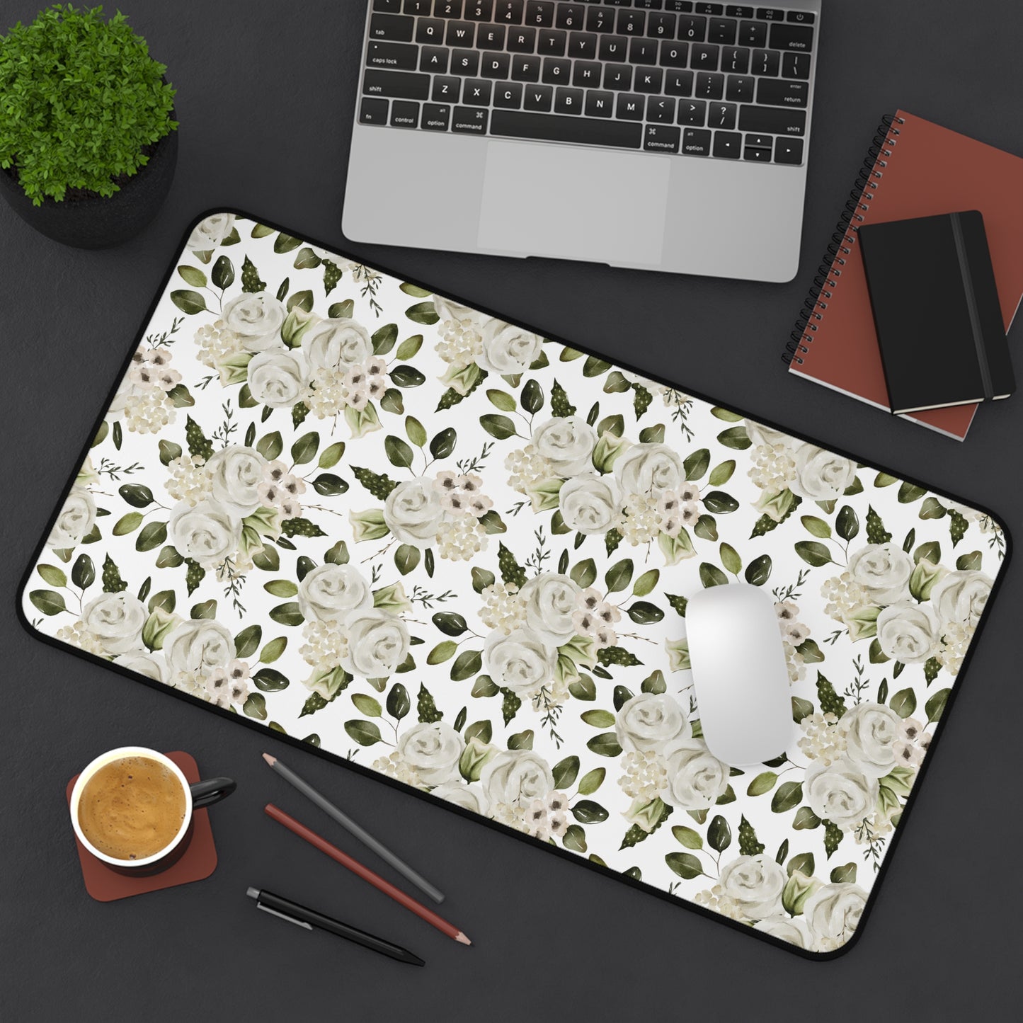 April Floral Desk Mat