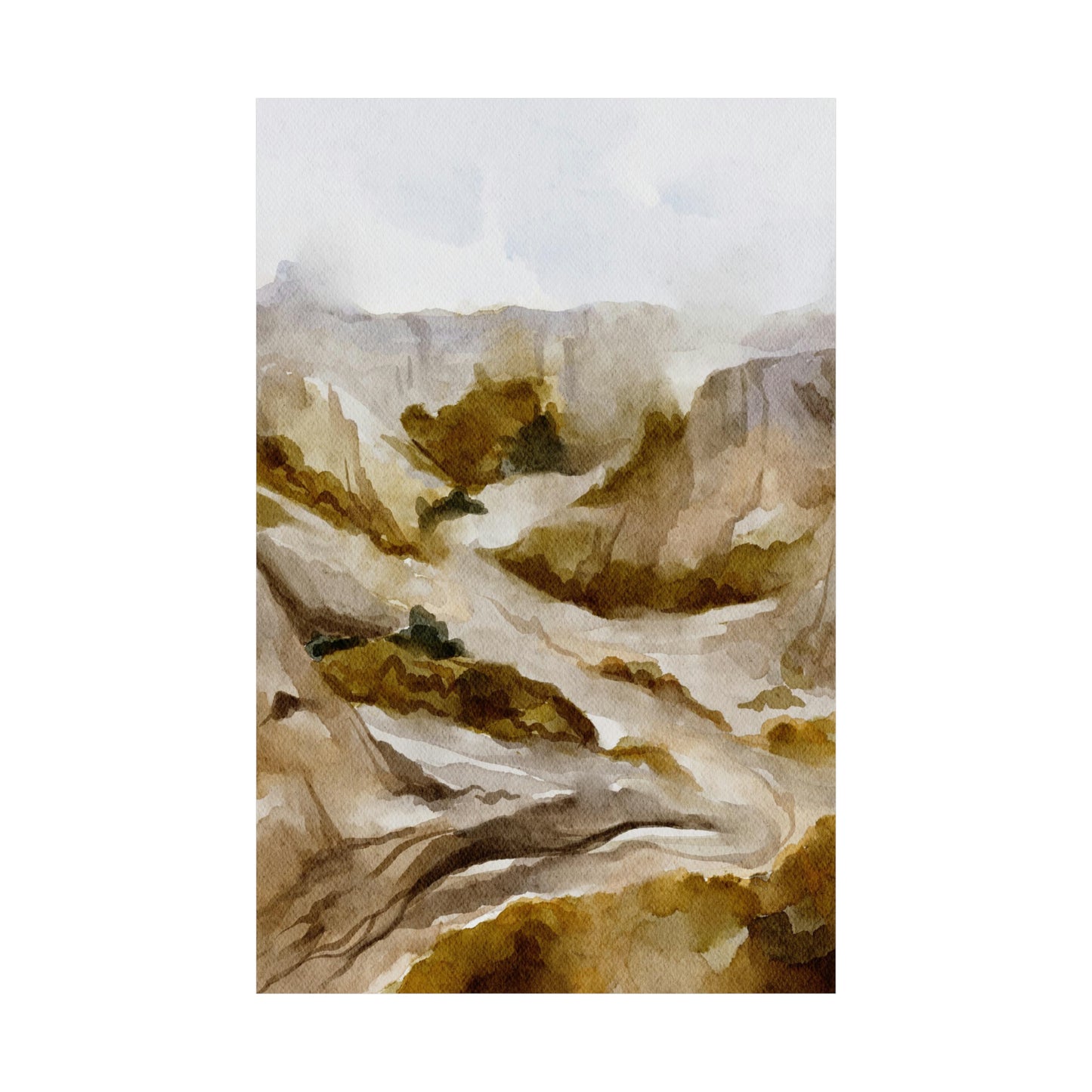 March Landscape Matte Vertical Poster