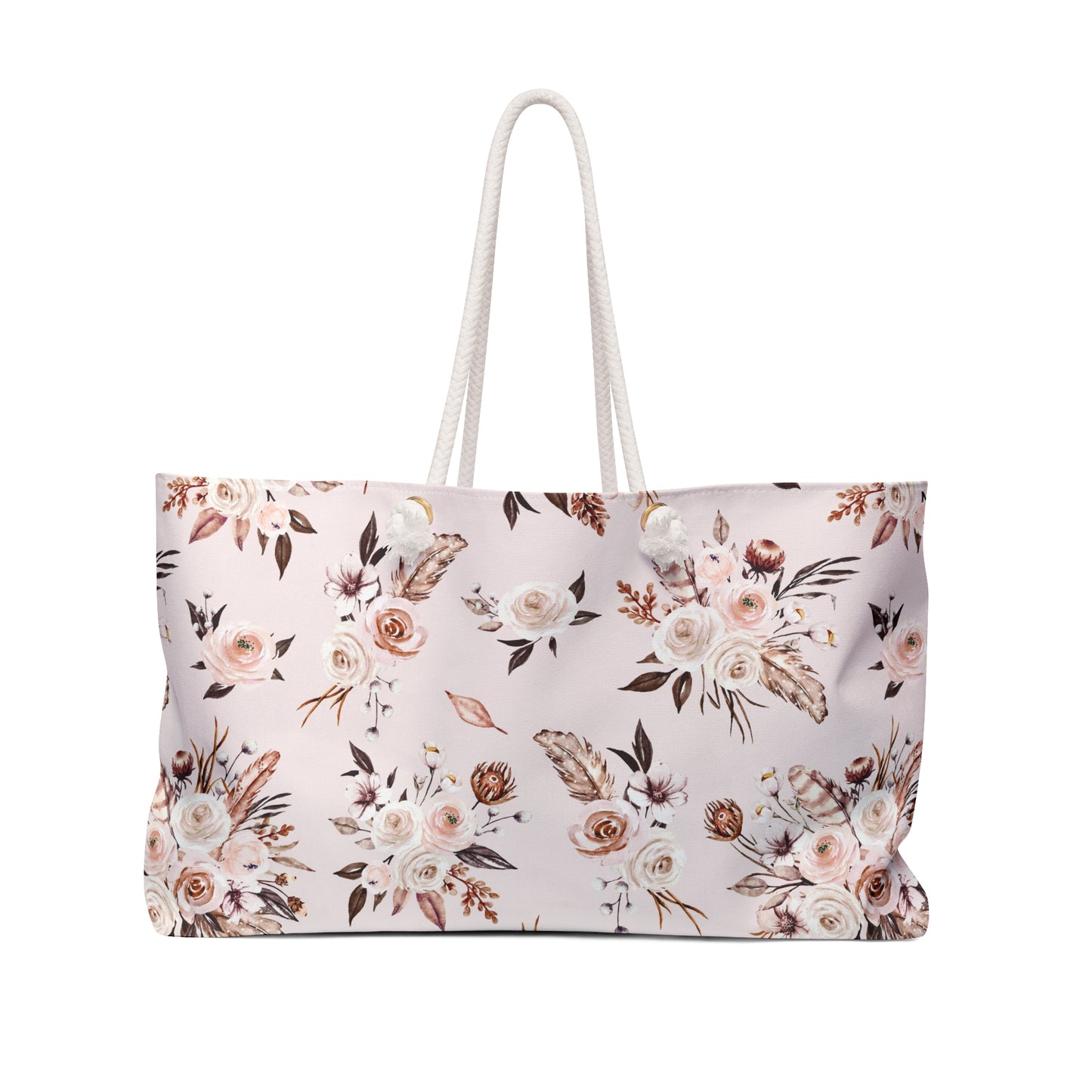 Pink Floral Weekender Bag