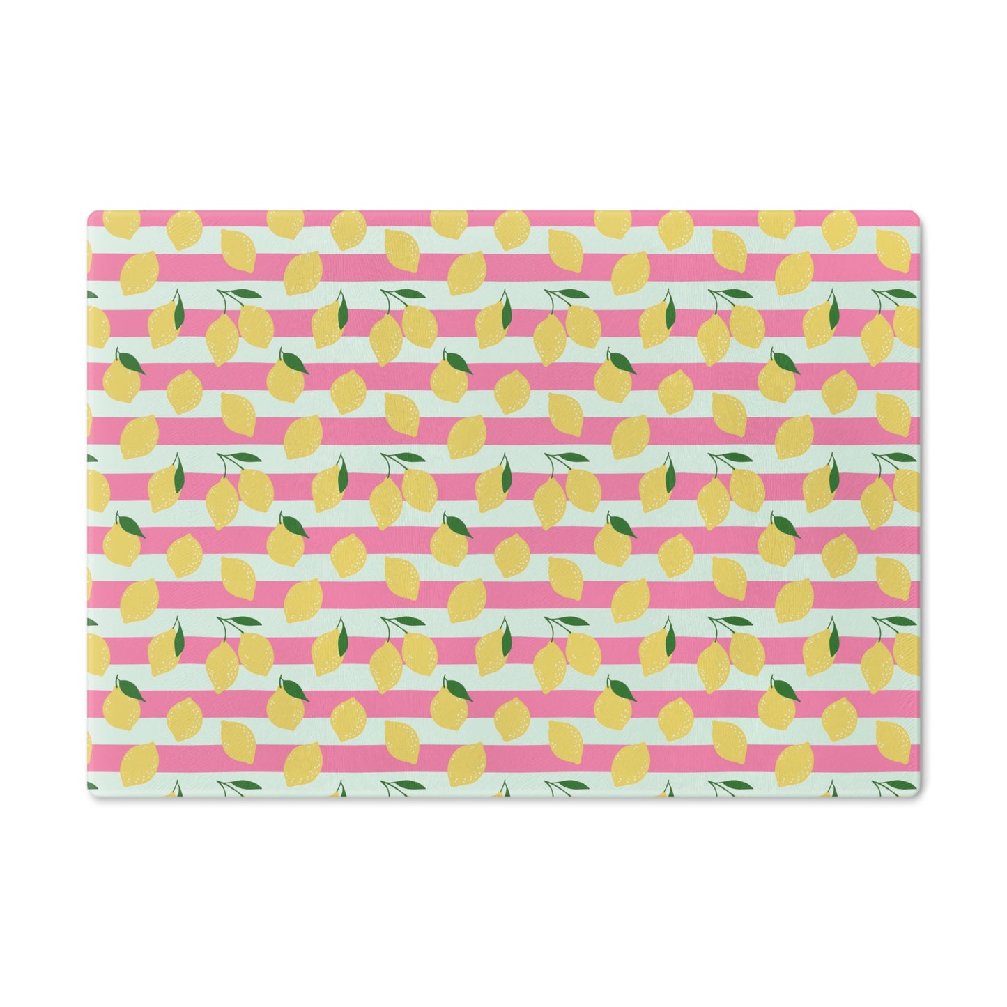 Pink Lemonade Striped Cutting Board