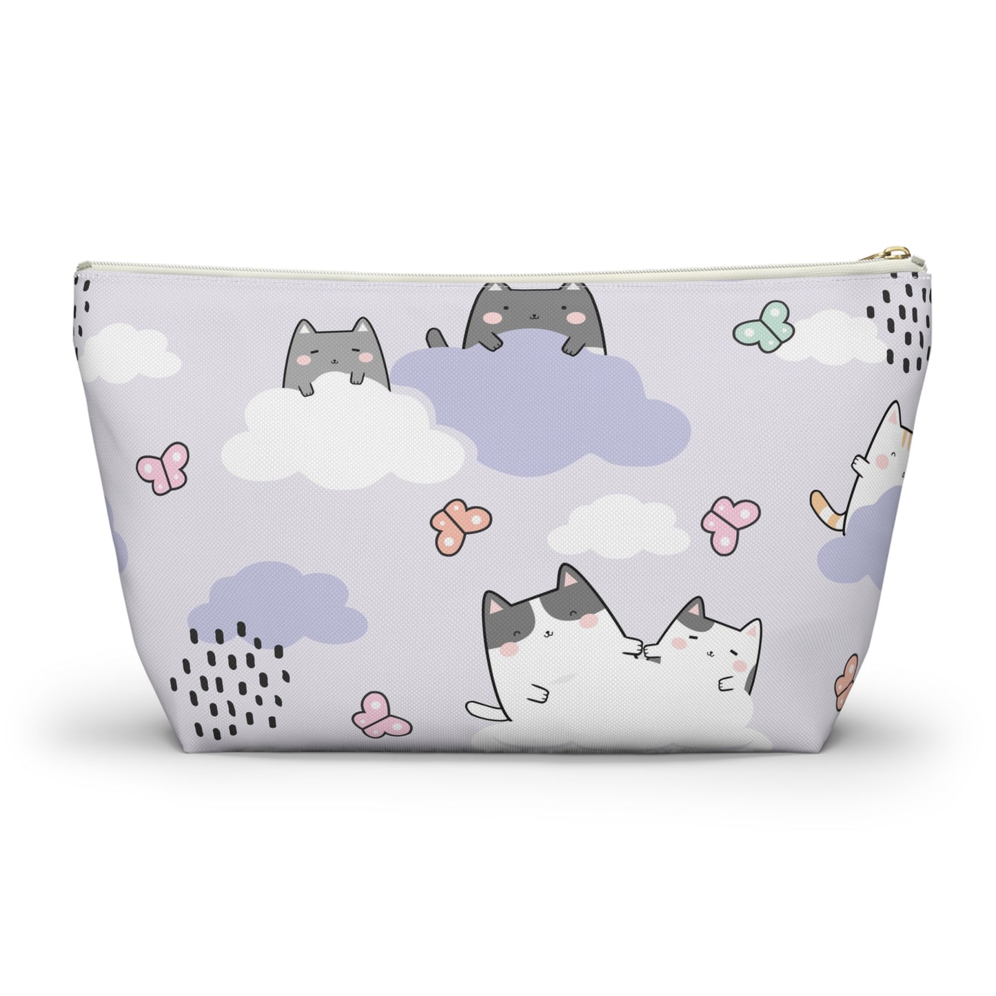 Cat Clouds Accessory Pouch w T-bottom