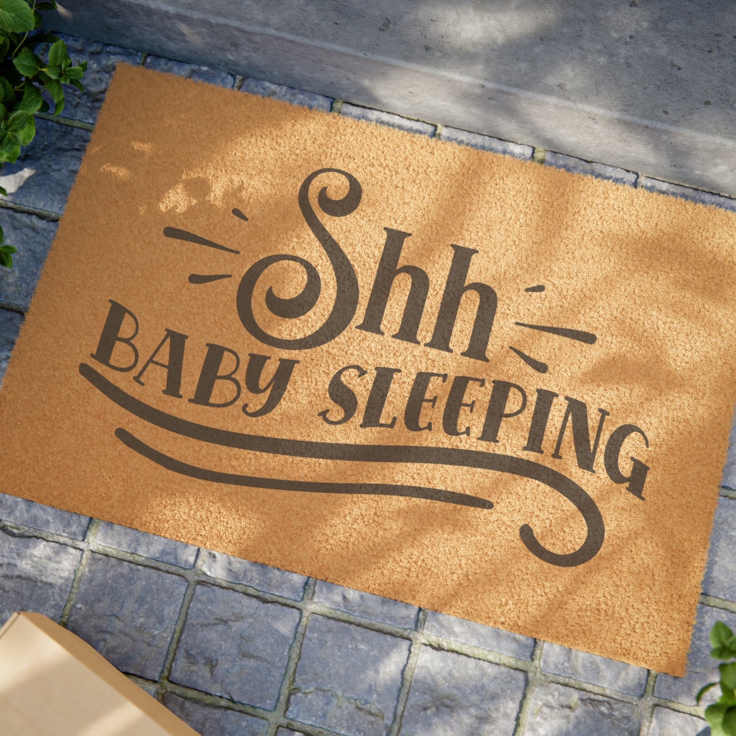 Shh Baby Sleeping Doormat