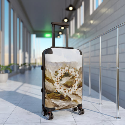 March Landscape Floral Suitcase