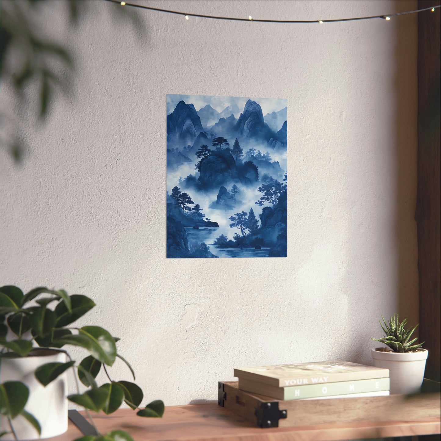 Blue Mountains 1 Matte Vertical Poster