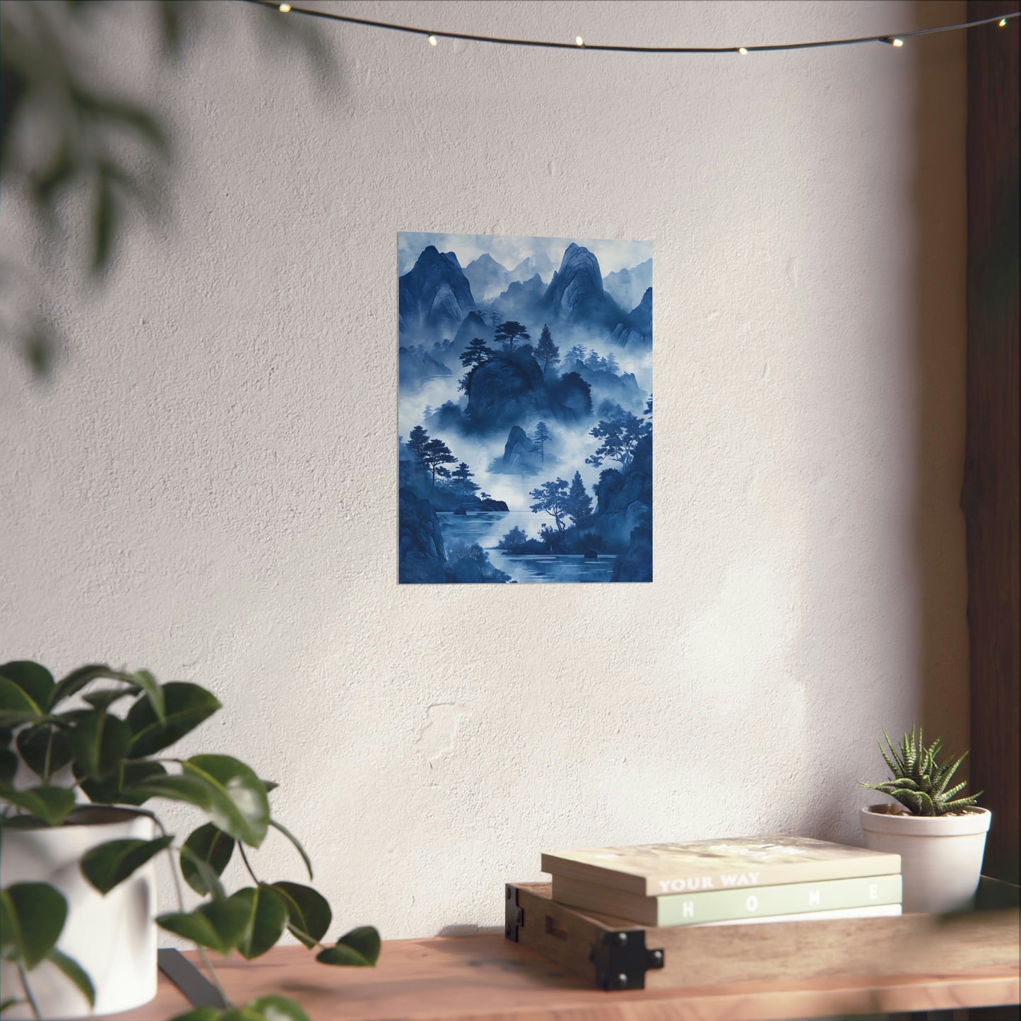 Blue Mountains 1 Matte Vertical Poster