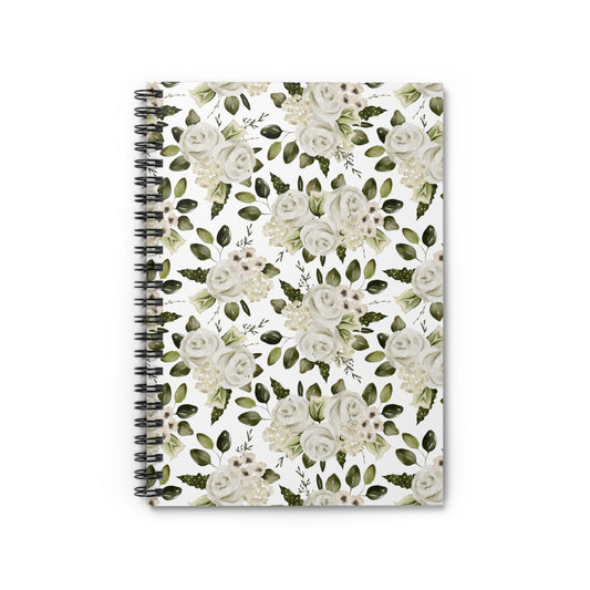 April Floral Spiral Notebook - Ruled Line