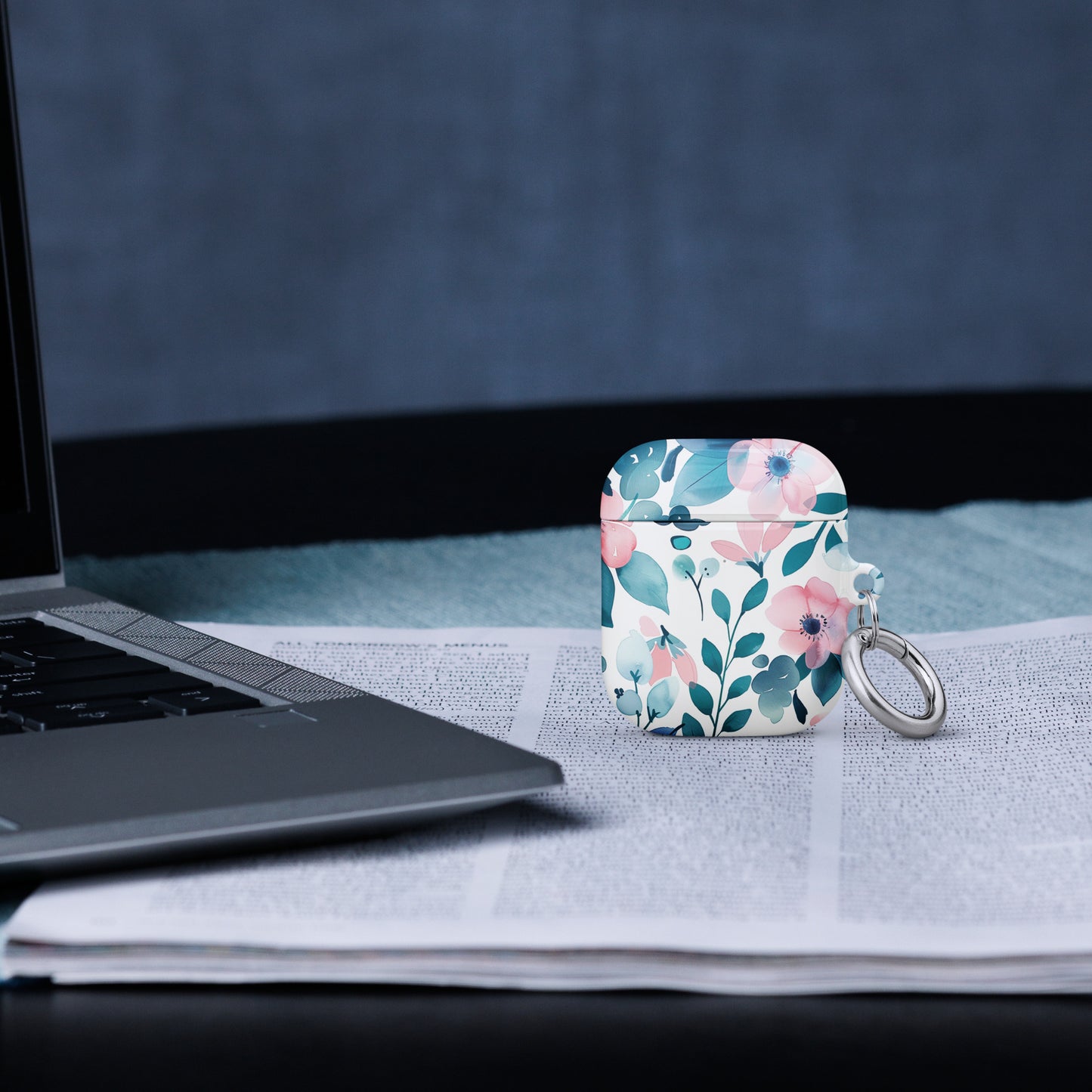 Pink and Teal Floral Case for AirPods®