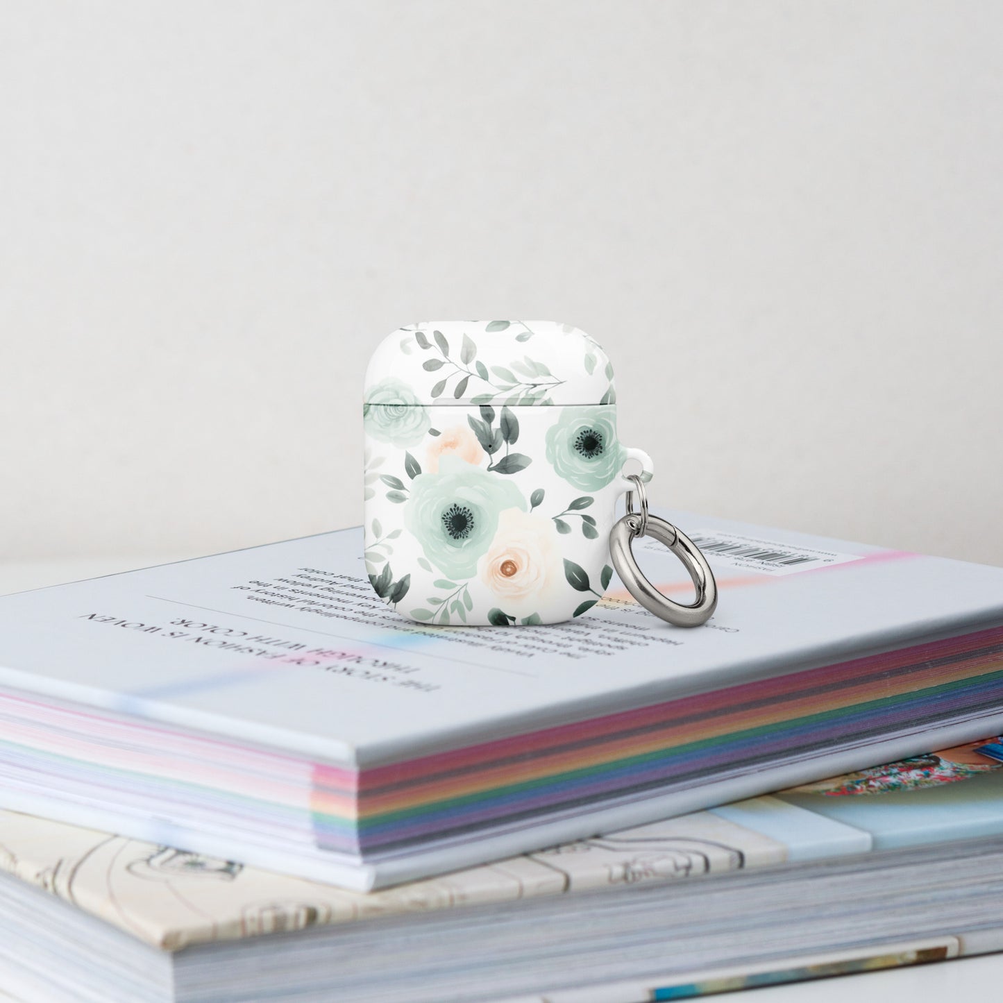 Mint Floral Case for AirPods®