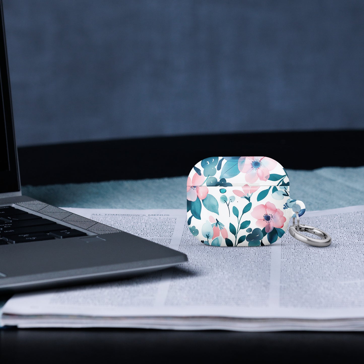 Pink and Teal Floral Case for AirPods®