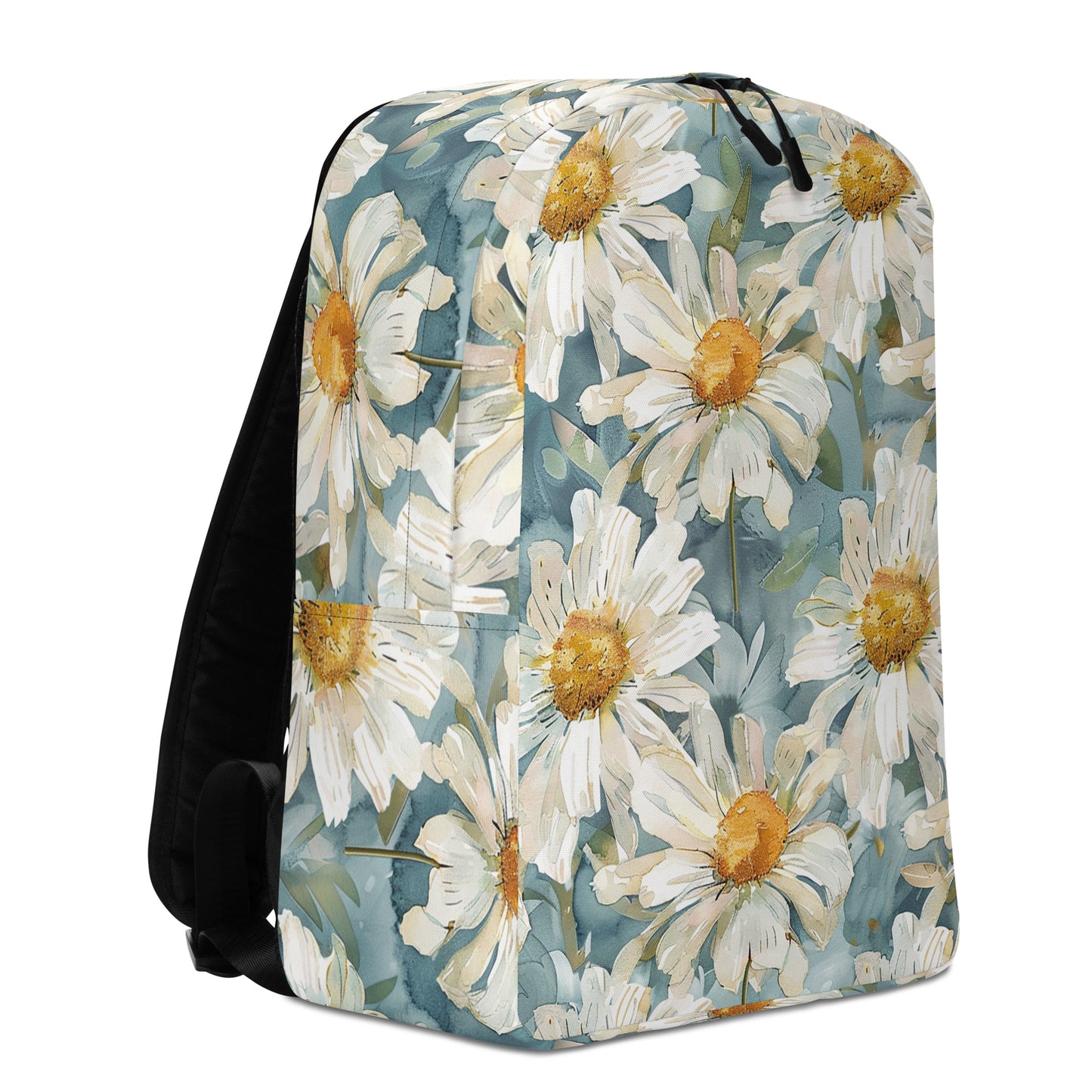 Watercolor Daisies Minimalist Backpack