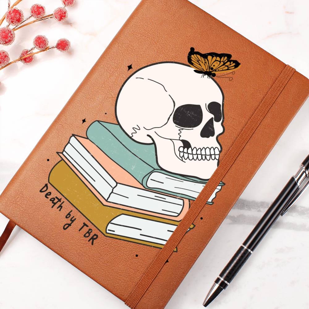 Death By TBR Vegan Leather Journal