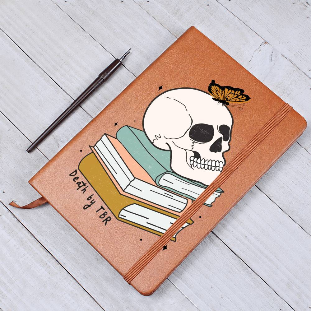 Death By TBR Vegan Leather Journal