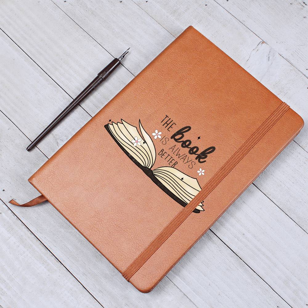 The Book Is Always Better Vegan Leather Journal