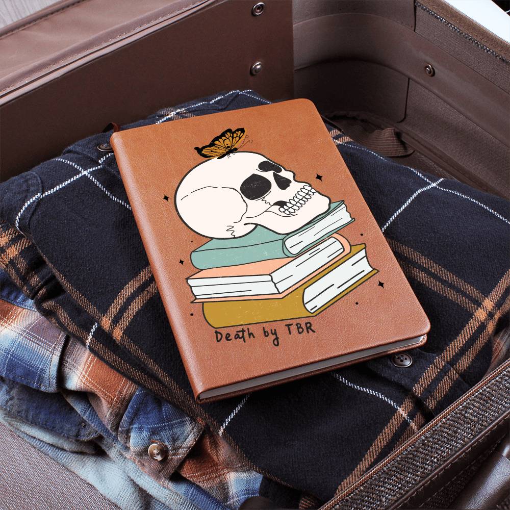 Death By TBR Vegan Leather Journal