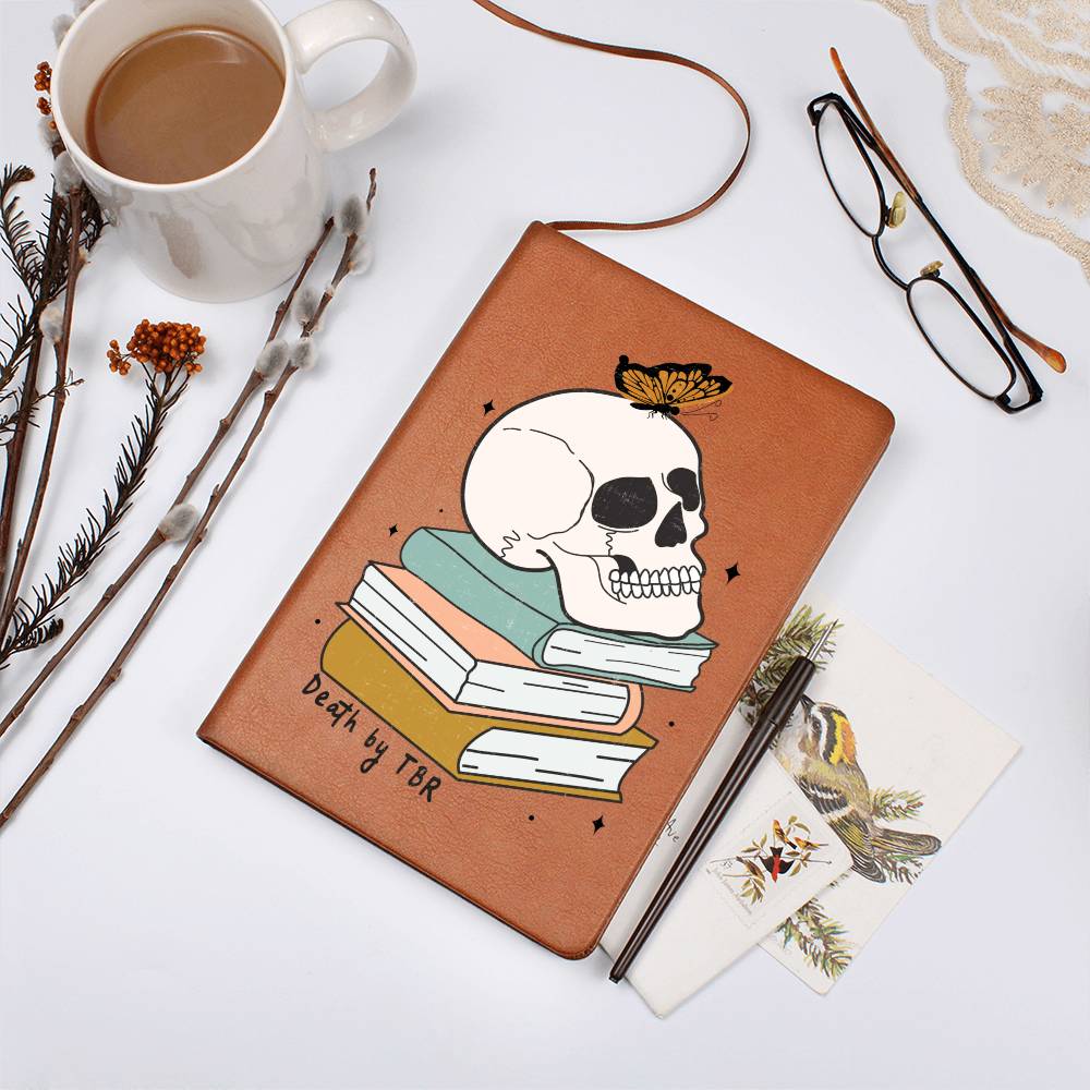 Death By TBR Vegan Leather Journal