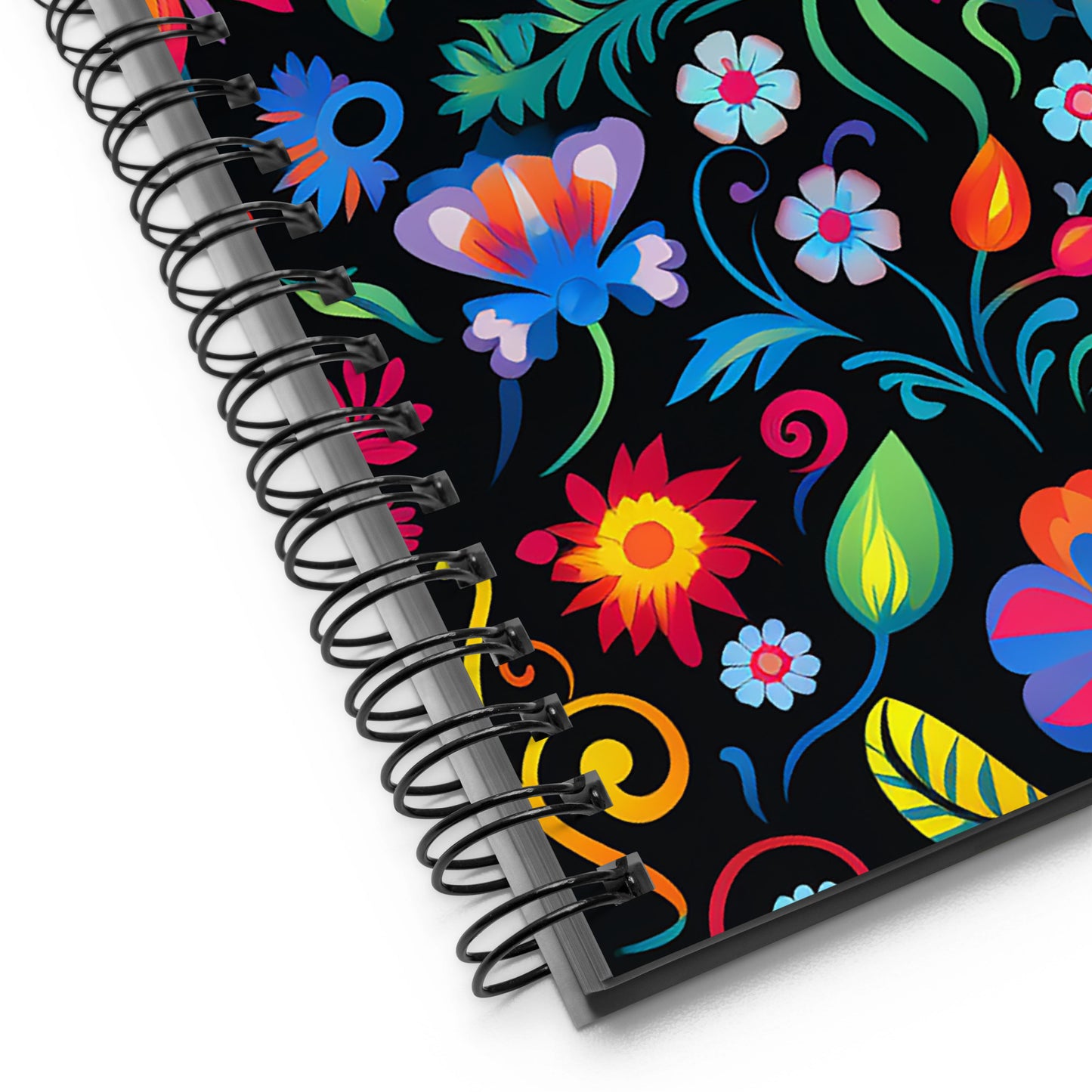 Mexican Floral Spiral notebook