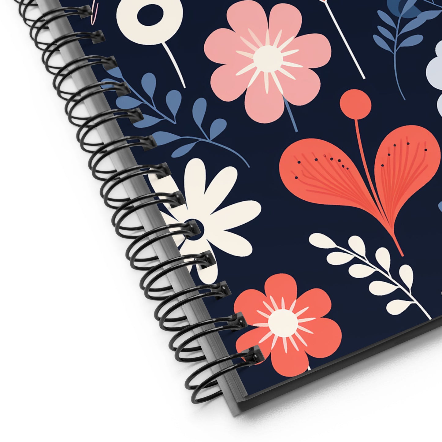 Dark Scandi Spiral notebook